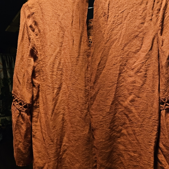 Womens est 1946 large bohemian bell sleeved top - Picture 5 of 5